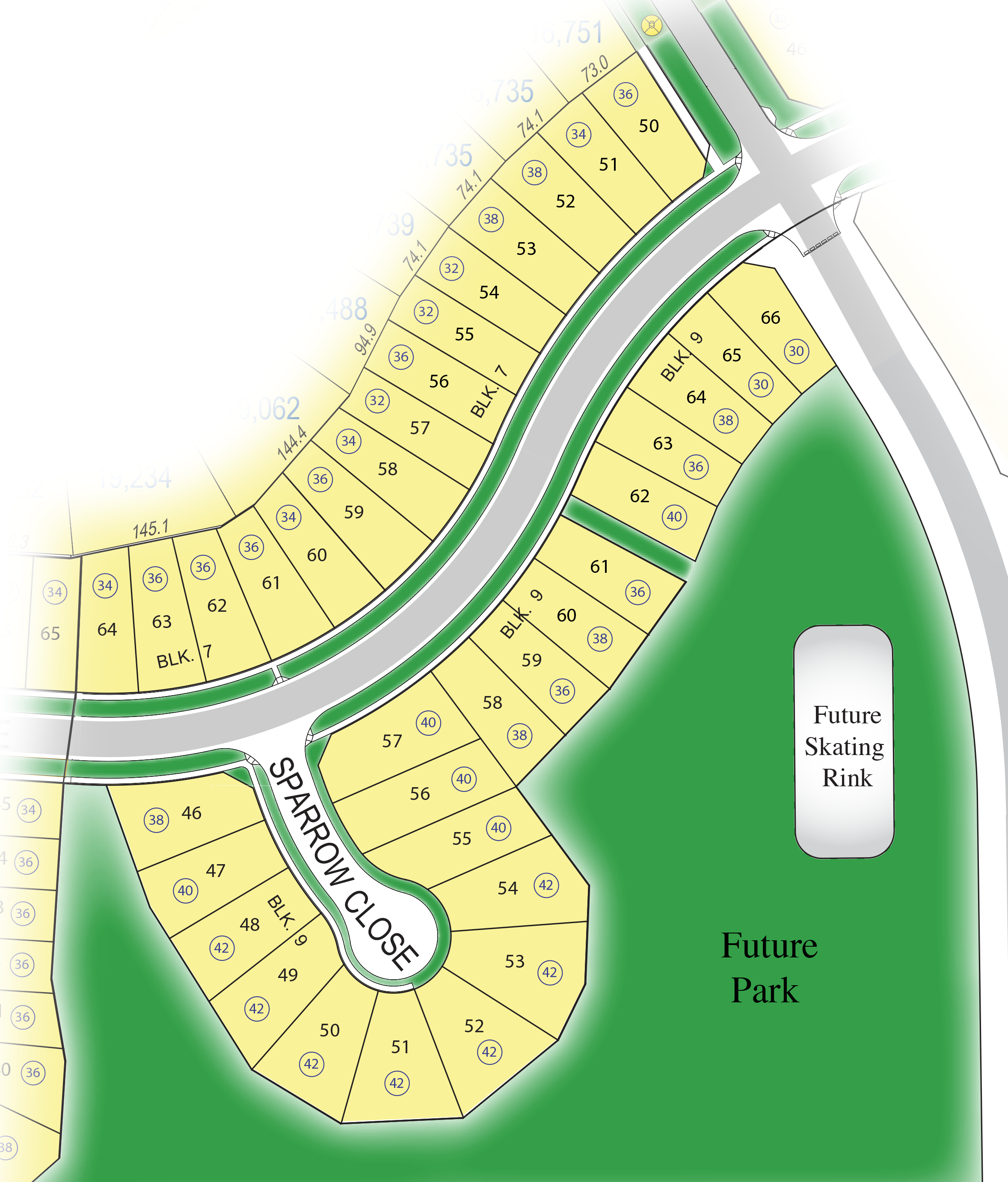 Lot Map Large Single Family (Stage 4) (OLD)