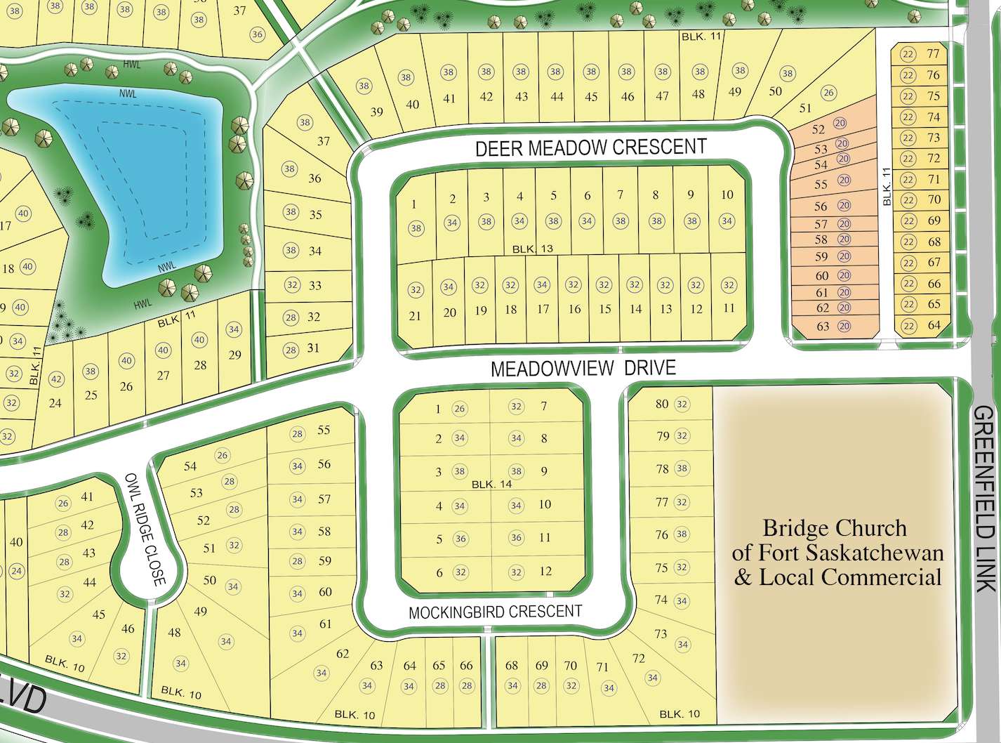 Lot Map Large Single Family